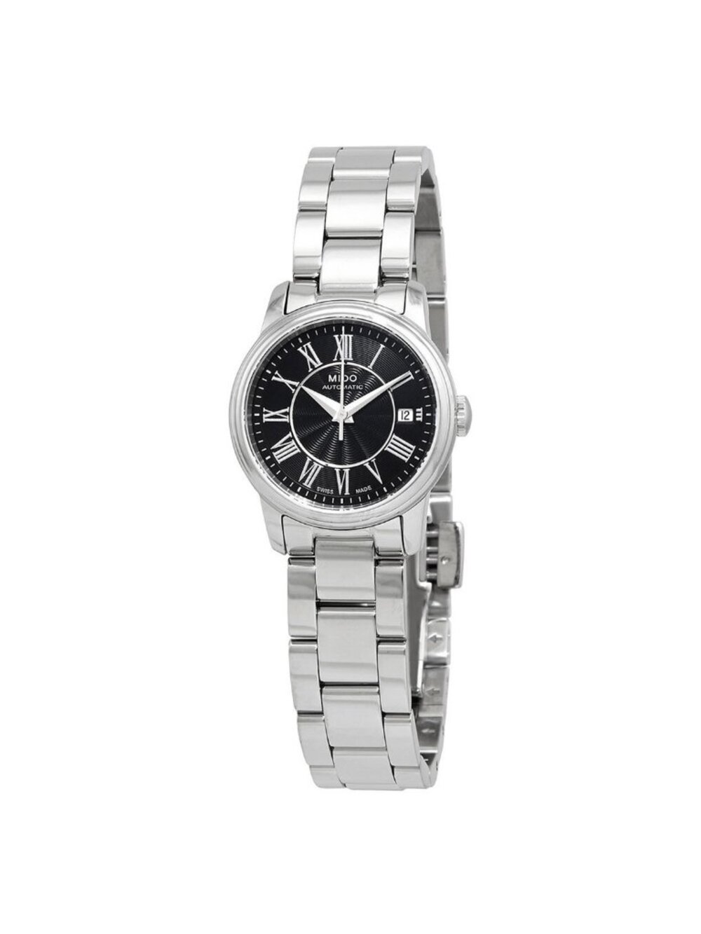 NWT Mido Baroncelli III Automatic Black Dial Ladies Watch M010.007.11.053.09